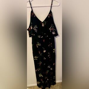 Flower print jumpsuit